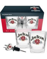 Jim Beam Spirit Glass Set with Pourer