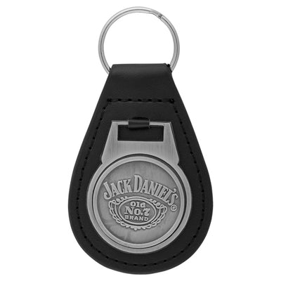 Jack Daniel's Cartouche Leather Key Ring